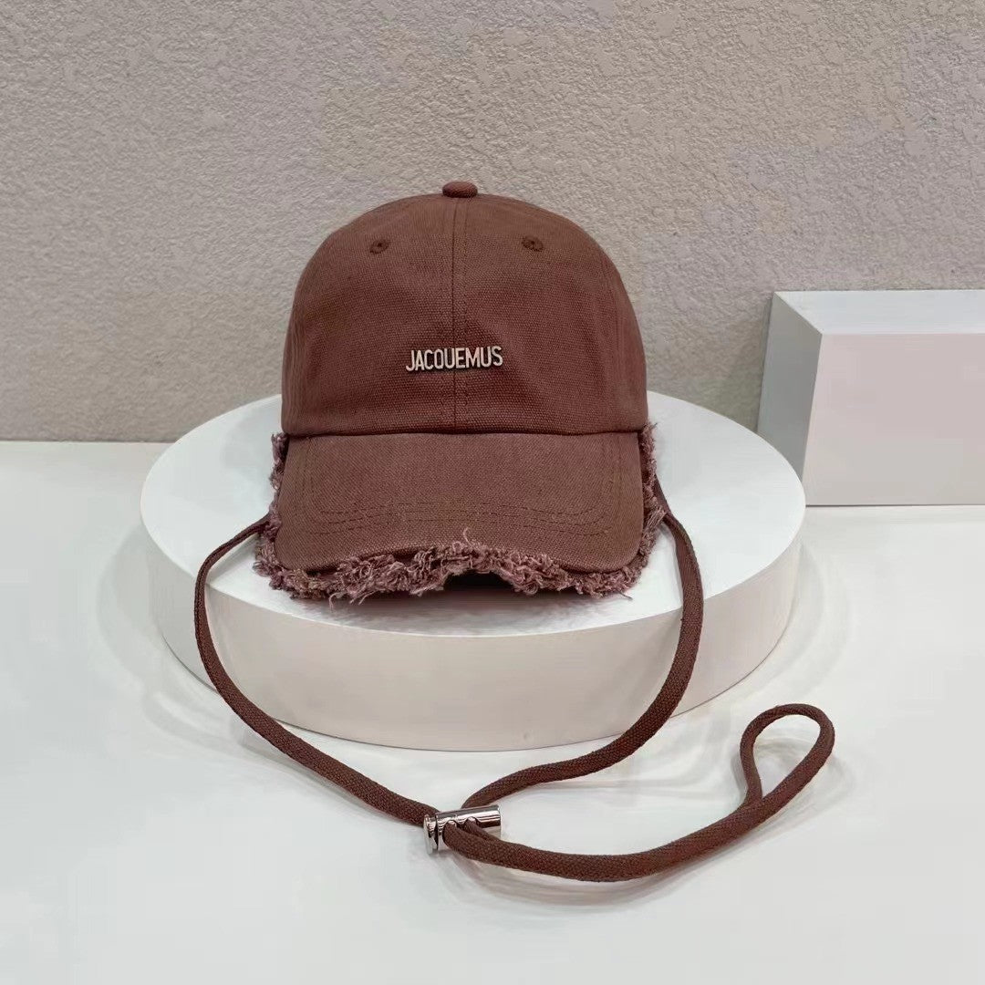 Wholesale retro all-match peaked cap sun protection sun hat drawstring